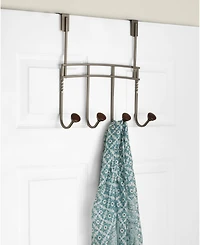 Spectrum Cambridge Over The Door 4-Hook Rack