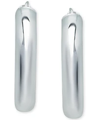 Giani Bernini Small Polished Hoop Earrings in Sterling Silver, 25mm, Created for Macy's