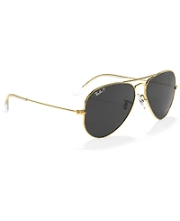 Ray-Ban Unisex Polarized Sunglasses, RB3025 Aviator Classic