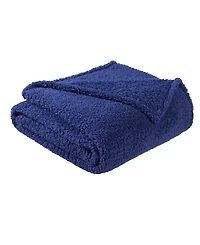 Brooklyn Loom Marshmallow Sherpa Blanket, Full/Queen
