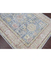 Amer Rugs Century Cen-15 Navy/ Pink 3'11" x 5'11" Area Rug