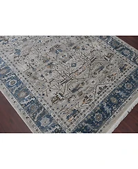 Amer Rugs Arcadia Arc-4 Beige/Navy 7'1" x 10' Area Rug