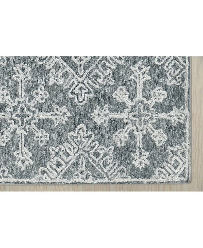 Amer Rugs Boston Bos-36 Charcoal 2' x 3' Area Rug