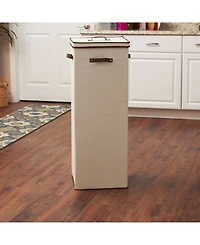 Household Essentials Tall Wrapping Paper Organizer Storage Box with Lift-Out Ribbon Tray