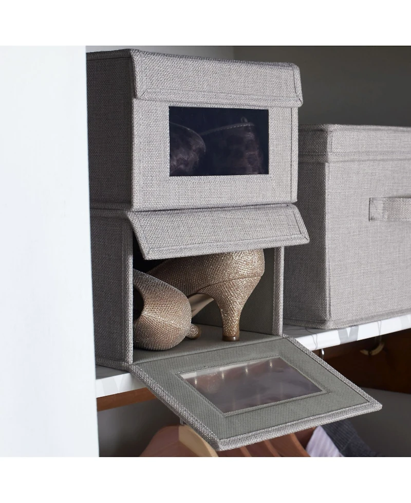 Household Essentials Small Drop Front Shoe 2 Pack