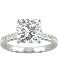 Charles & Colvard Moissanite Cushion Engagement Ring (2-5/8 ct. t.w. Dew) 14k White Gold