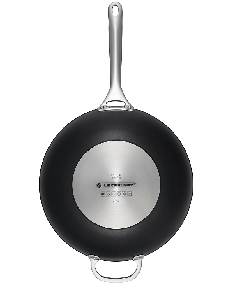 Le Creuset Hard Anodized Aluminum Nonstick 12" Stir Fry Pan