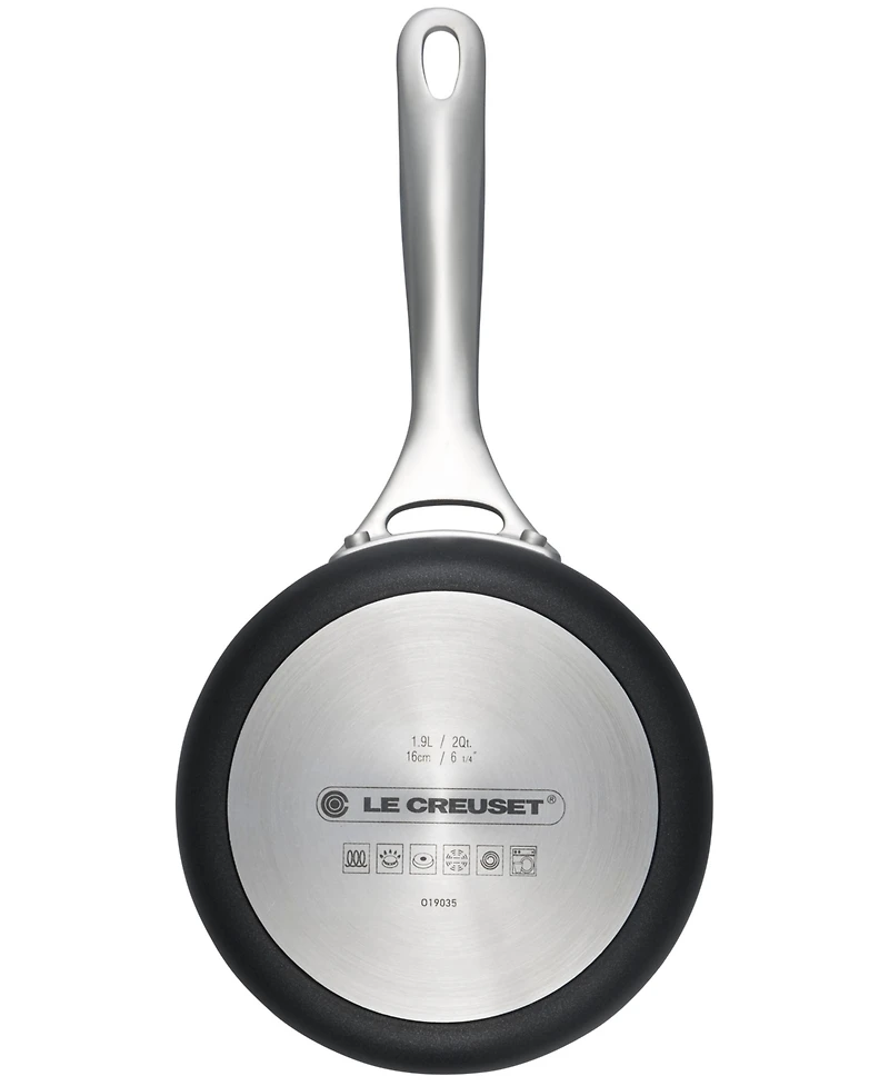 Le Creuset Hard Anodized Aluminum Nonstick 2-Qt. Saucepan with Lid