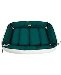 Armarkat Pet Bed & Mat, Luxury soft Dog Cushion, Laurel Green/Ivory, Large