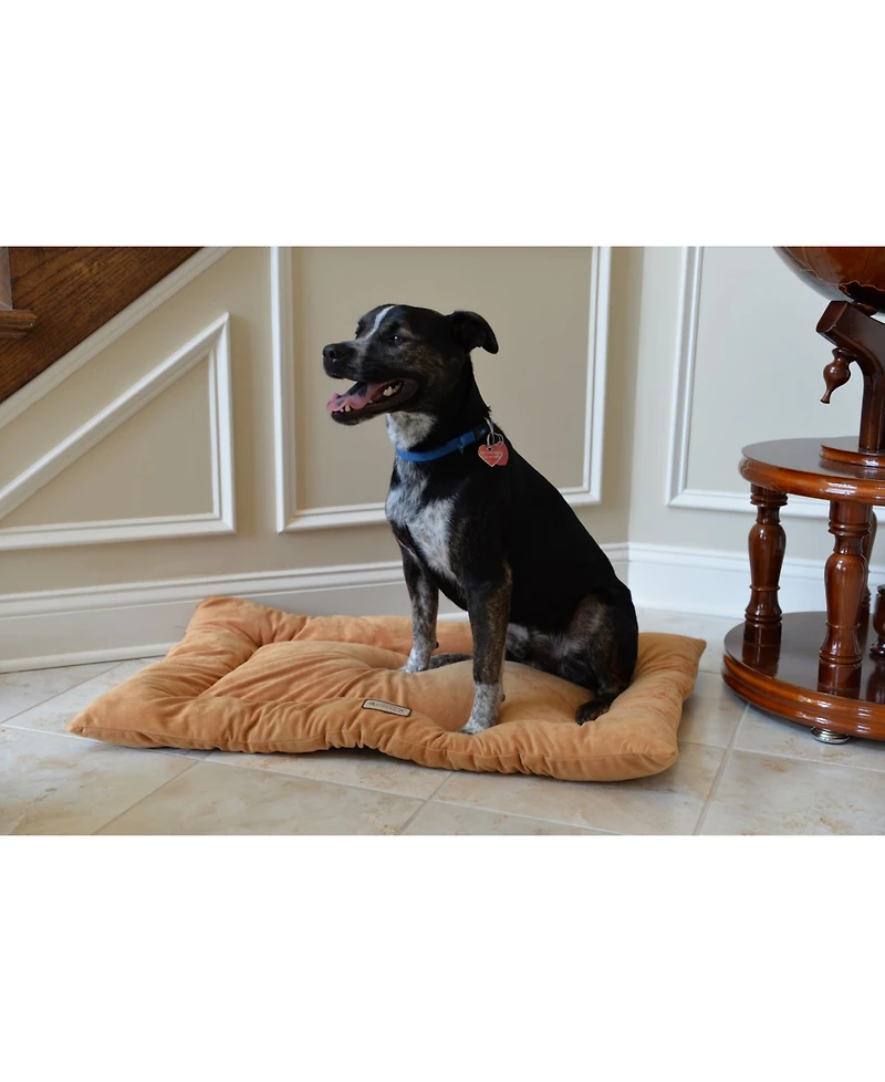 Armarkat M01CZS-m Medium Pet Bed Mat , Dog Crate Soft Pad With Poly Fill Cushion,Earth Brown