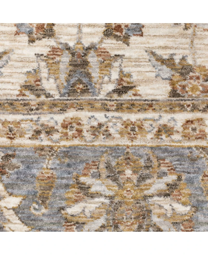 Oriental Weavers Maharaja 5091Z Ivory and Blue 6'7" x 9'6" Area Rug