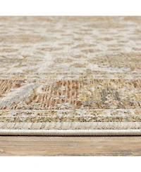 Oriental Weavers Maharaja 5091Z Rust and Ivory 2' x 3' Area Rug