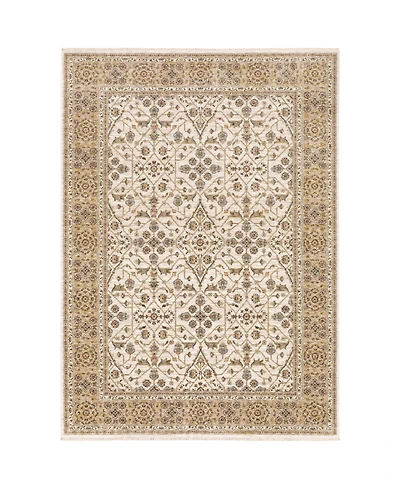 Oriental Weavers Maharaja 1J Ivory and Gold 2' x 3' Area Rug