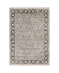 Oriental Weavers Maharaja 91E Gray and Blue 2'3" x 7'6" Runner Rug