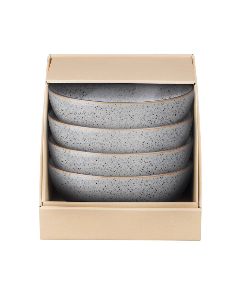 Denby Studio Grey 4 Piece Cereal Bowl Set