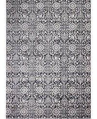 Closeout! Bashian Plymouth Ply-03 Charcoal 3'6" x 5'6" Area Rug
