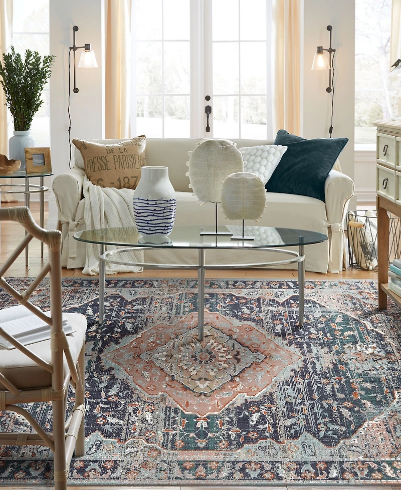 Closeout! Karastan Soiree Solace Indigo 8' x 11' Area Rug