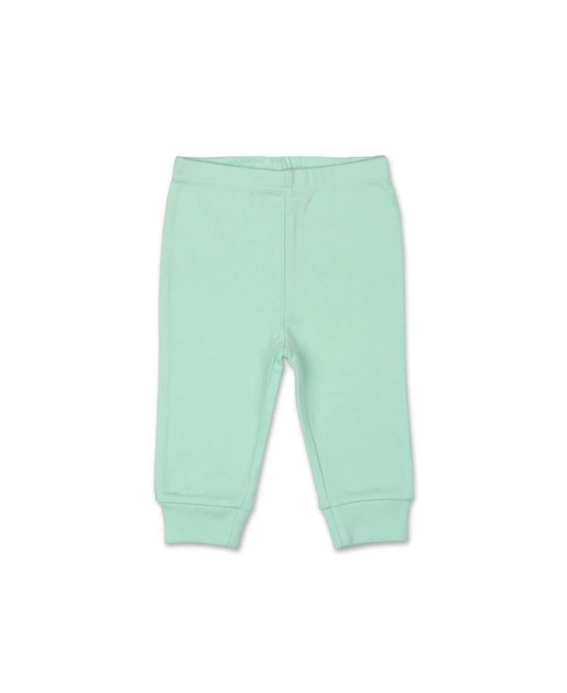 The Peanutshell Baby Boys Pants Set, 5 Pack, Safari, Black, White, Sage, Stars