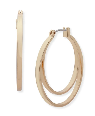 Nine West Two Row Hoop Earring