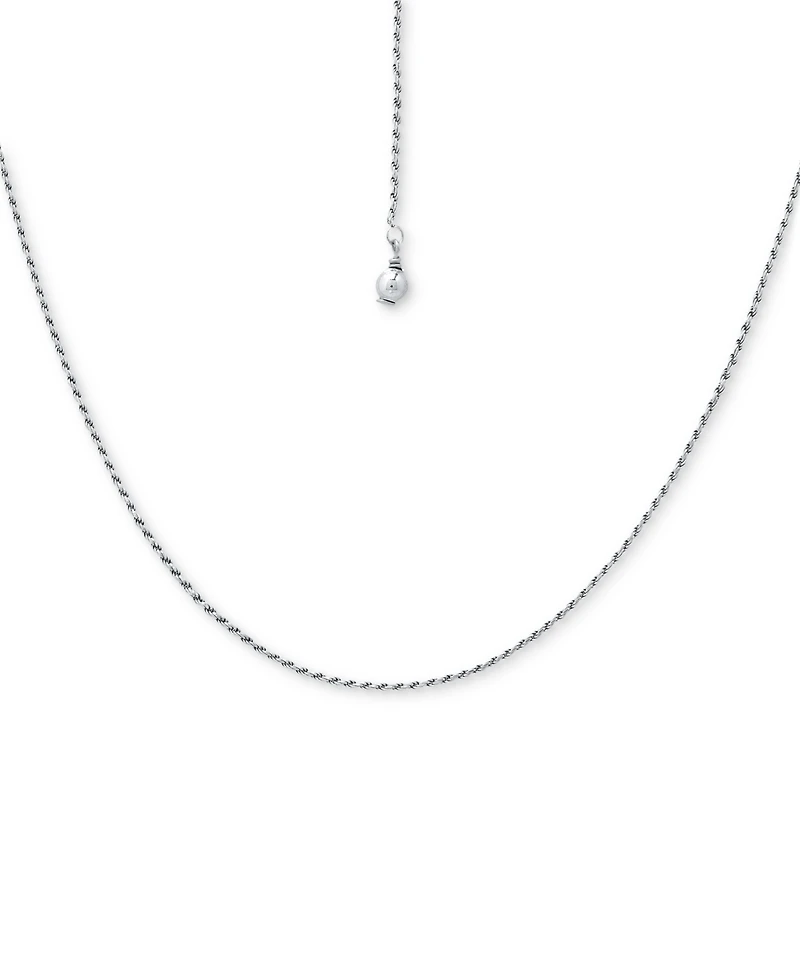 Giani Bernini Rope Chain Adjustable 22" Necklace, Created for Macy's