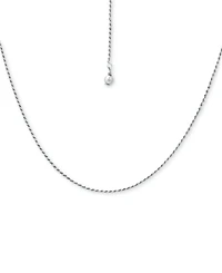 Giani Bernini Rope Chain Adjustable 22" Necklace, Created for Macy's