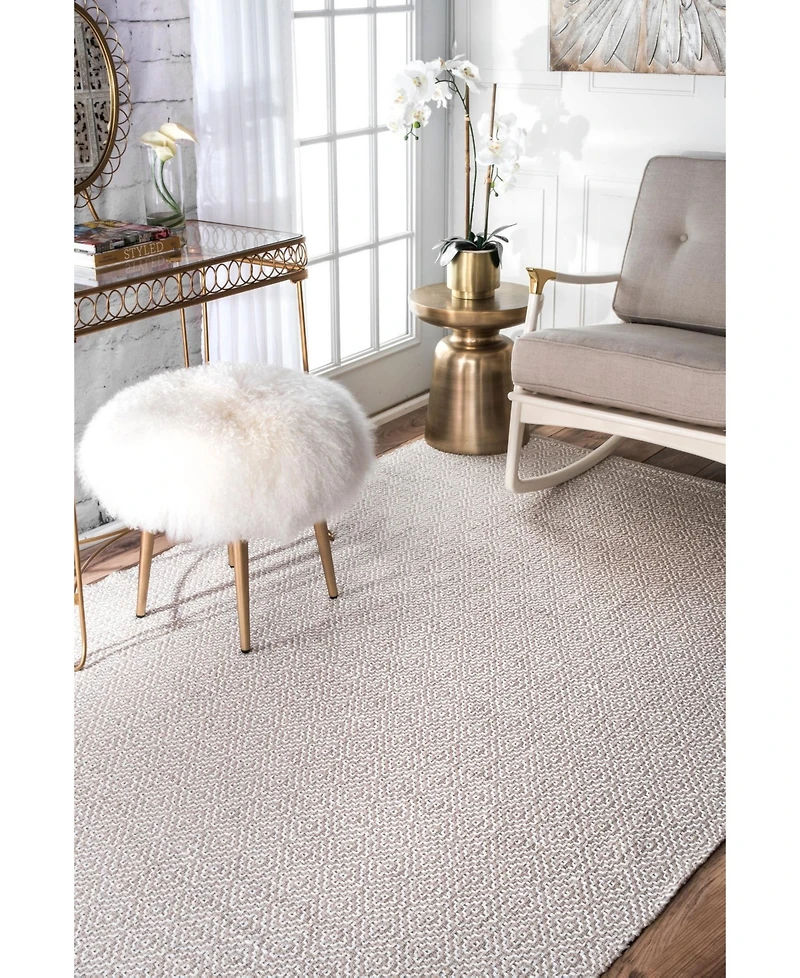 nuLoom Lorretta HMCO6B Taupe 5' x 8' Area Rug