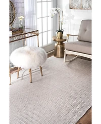 nuLoom Lorretta HMCO6B Taupe 5' x 8' Area Rug