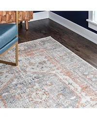 nuLoom Jacquie RZAB07C Silver 8' x 10' Area Rug