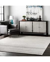 nuLoom Nova RZBD65B Gray 8' x 10' Area Rug
