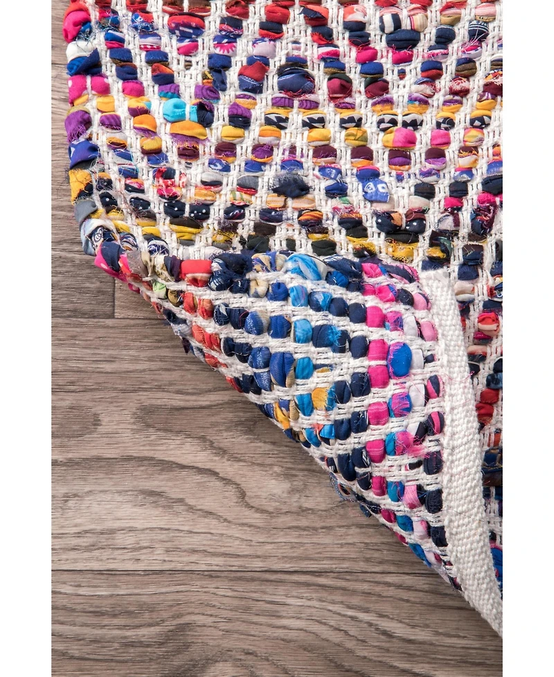 nuLoom Rochell VIAG01B Indigo 5' x 8' Area Rug