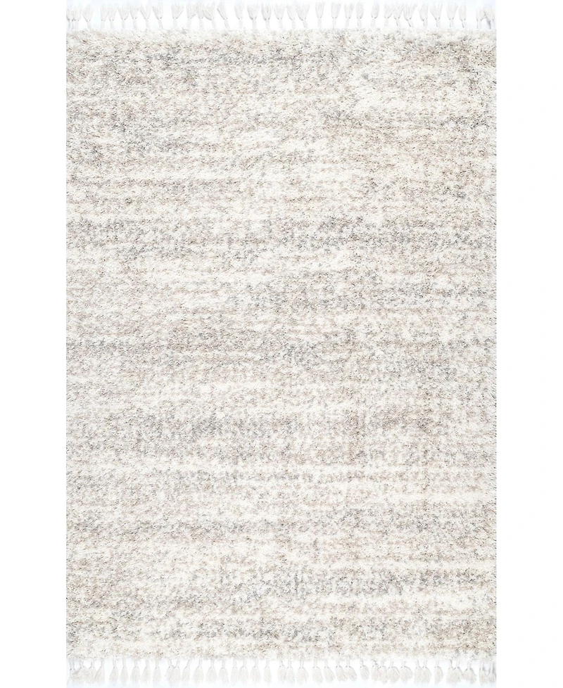 nuLoom Brooke KKEL04A Ivory 5'3" x 7'7" Area Rug