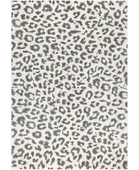 nuLoom Leopard RZBD61A Gray 5' x 7'5" Area Rug