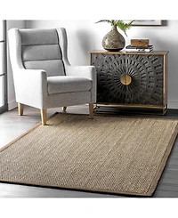 nuLoom Elijah BHSG01E Brown 5' x 8' Area Rug