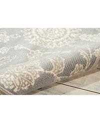 Nourison Home Luminance LUM04 Gray 2'3" x 8' Runner Rug
