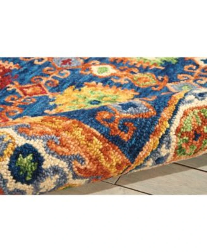 Nourison Home Vivid Viv09 Navy Rug