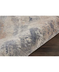 Nourison Home Rustic Textures RUS05 Beige and Gray 2'2" x 7'6" Runner Rug