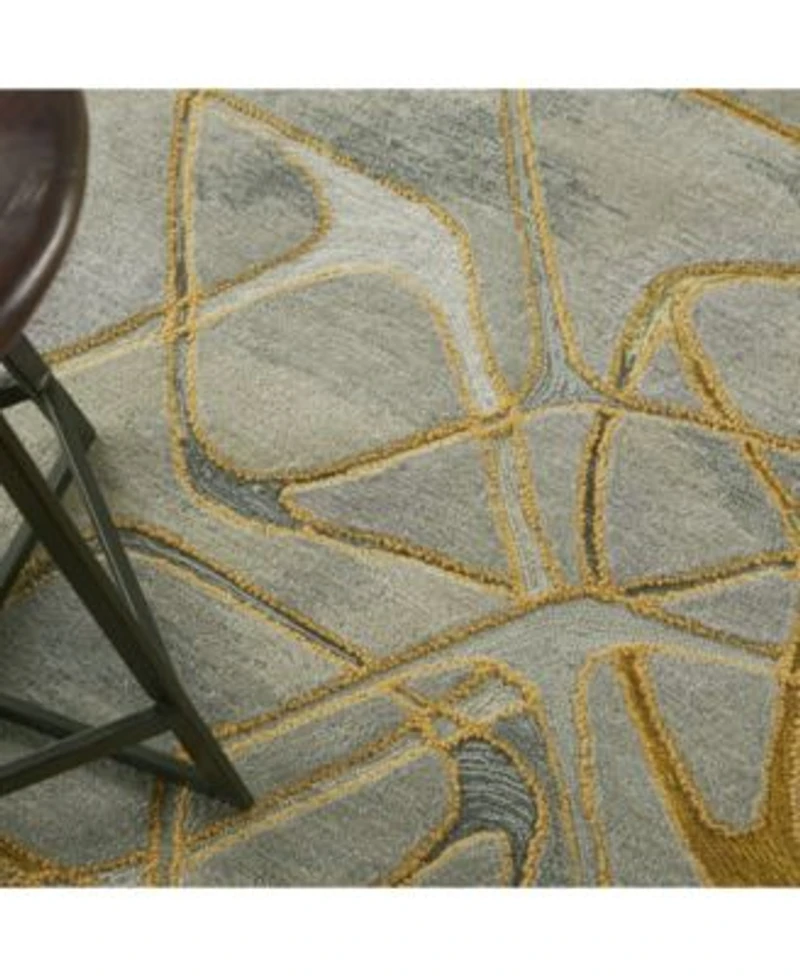 Nourison Home Symmetry Smm05 Gray Rug