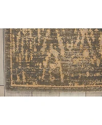 Nourison Home Silken Allure SLK17 Slate 5'6" x 8' Area Rug