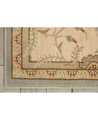 Nourison Home Persian Empire PE22 Aqua 3'6" x 5'6" Area Rug