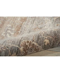 Nourison Home Aldora ALD07 Gray 7'9" x 9'9" Area Rug