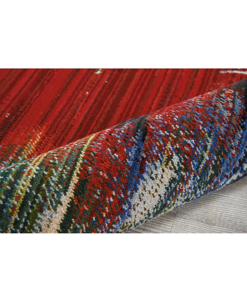Nourison Home Chroma CRM05 Crimson 4' x 6' Area Rug