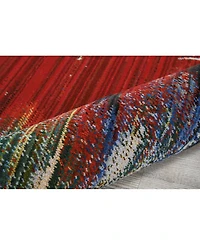 Nourison Home Chroma CRM05 Crimson 4' x 6' Area Rug