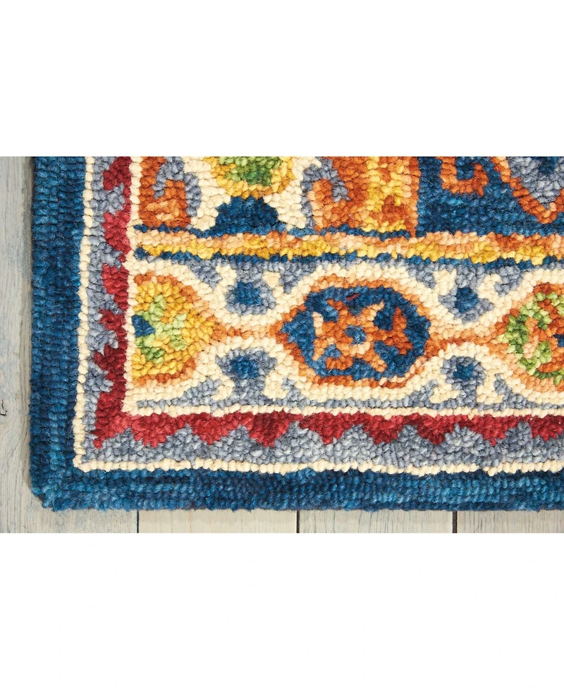 Nourison Home Vivid VIV09 Navy 5' x 7'6" Area Rug