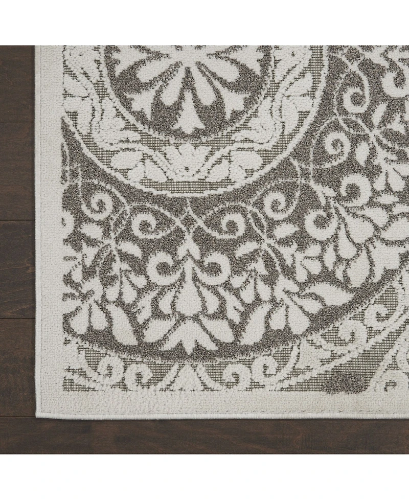 Nourison Home Key Largo KLG03 Taupe 5'3" x 7'3" Outdoor Area Rug