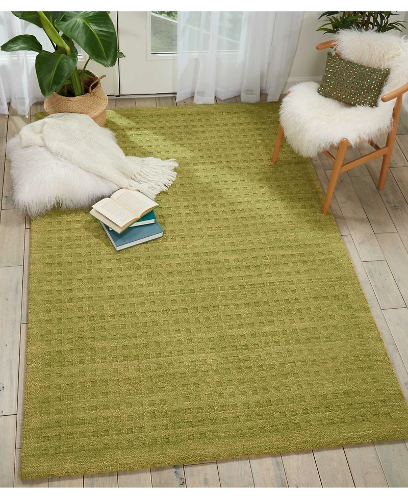 Nourison Home Marana MNN01 Green 3'9" x 5'9" Area Rug