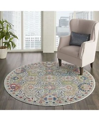 Nourison Home Ankara Global Anr12 Gray Multi Rug