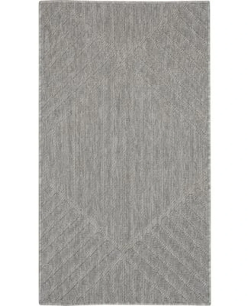 Nourison Home Cozumel Czm05 Silver Rug