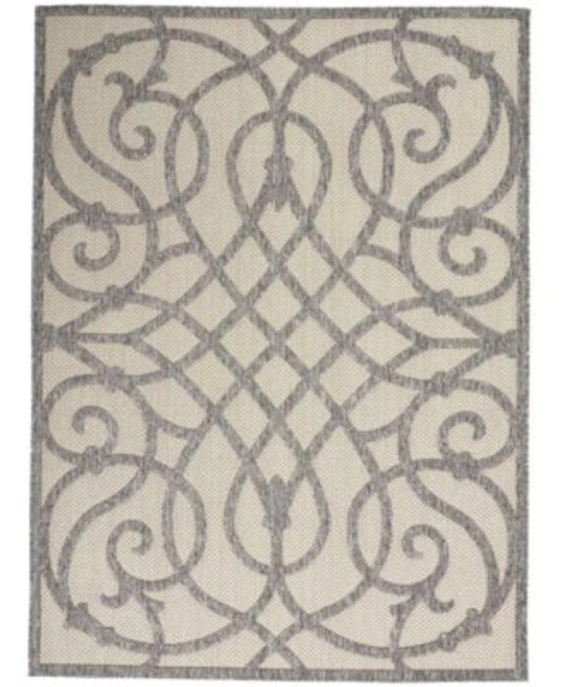 Nourison Home Cozumel Czm04 Cream Gray Rug