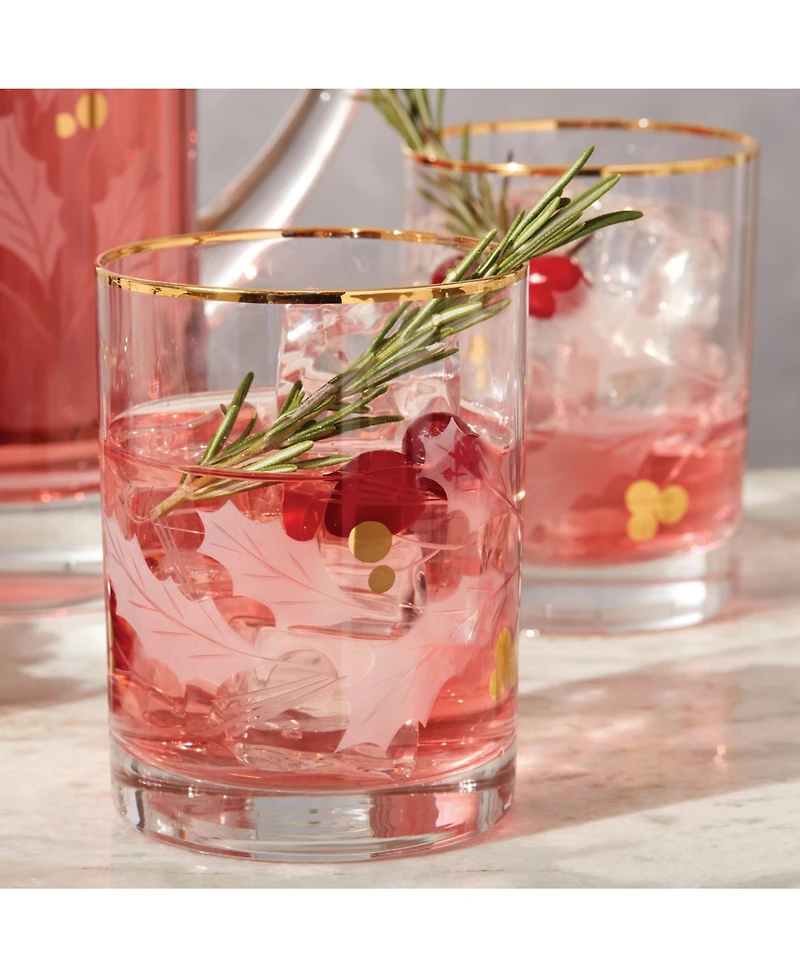 Lenox Holiday Gold Double Old Fashioned, Set of 4
