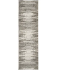 Nourison Home Key Largo KLG01 Silver 2'2" x 7'6" Runner Rug